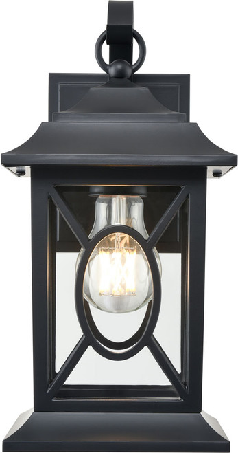 Millennium 85101-PBK Allbert Powder Coated Black Outdoor Lighting Wall Sconce