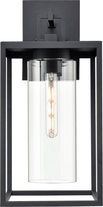 Millennium 93131-TBK Ellway Contemporary Textured Black 20" Outdoor Wall Sconce Lighting