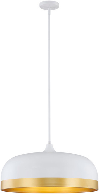 Millennium 99602-MW Amarra Contemporary Matte White 22" Drop Ceiling Light Fixture