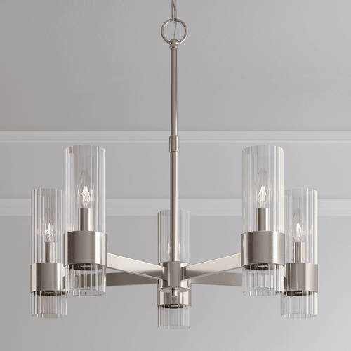 Millennium 9975-BN Caberton Contemporary Brushed Nickel Mini Chandelier Light