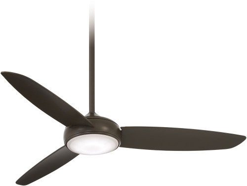 Minka Aire F465L-ORB Concept IV Modern Oil Rubbed Bronze LED 54" Interior / Exterior Home Ceiling Fan