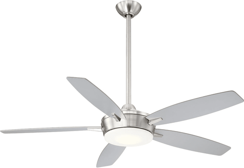Minka Aire F690L-BN/SL Espace Brushed Nickel with Silver LED 52" Home Ceiling Fan