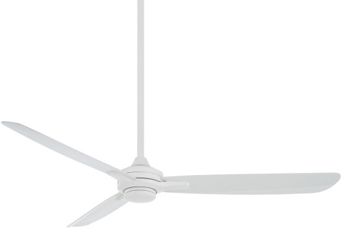 Minka Aire F728-WHF Rudolph Contemporary Flat White 60" Ceiling Fan