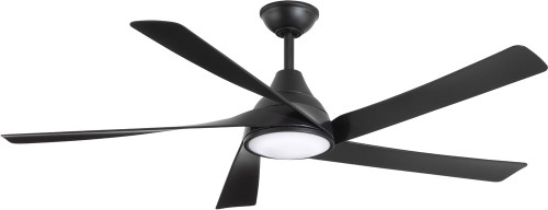 Minka Aire F765L-CL Transonic Contemporary Coal LED Home Ceiling Fan