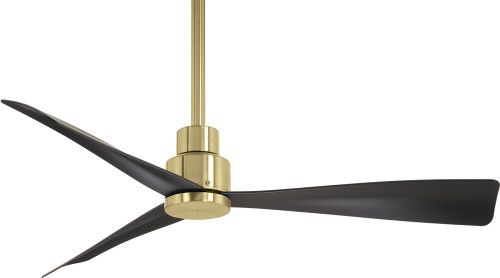 Minka Aire F786-SBR/CL Simple 44" Modern Soft Brass Ceiling Fan