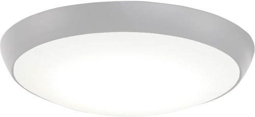 Minka Aire K9873L-GRY Simple Flush Modern Grey LED Fan Light Fixture