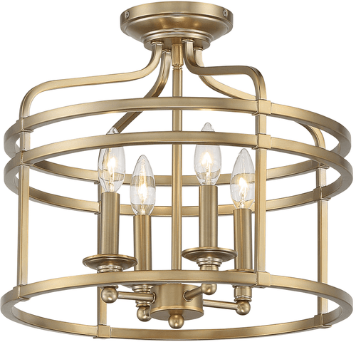 Minka Lavery 1094-740 Covent Park Brushed Honey Gold Ceiling Lighting Fixture