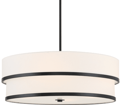 Minka Lavery 2445-66A Cascade Coal 24" Ceiling Light Pendant
