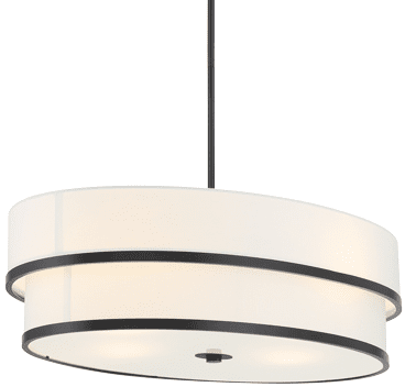 Minka Lavery 2448-66A Cascade Coal 32" Ceiling Light Pendant