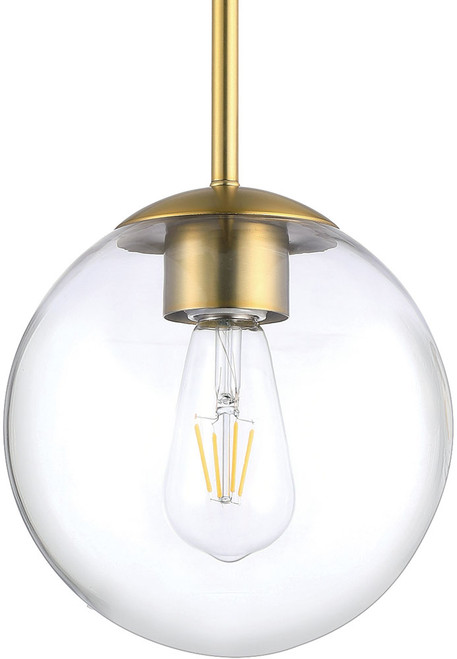 Minka Lavery 2790-695 Auresa Modern Soft Brass Mini Pendant Light