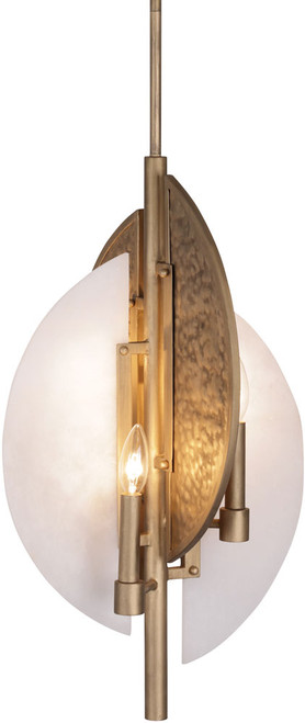 Minka Lavery 3461-788 Saint Martin Modern Ashen Gold Pendant Hanging Light