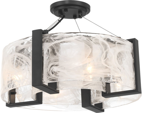 Minka Lavery 3614-66A Cloud Break Modern Coal Ceiling Light
