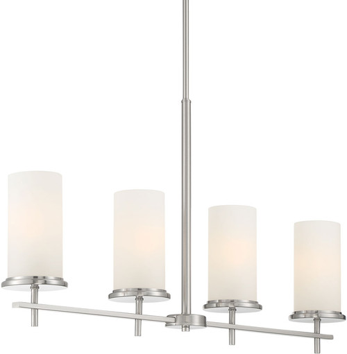 Minka Lavery 4097-84 Haisley Modern Brushed Nickel Kitchen Island Light Fixture