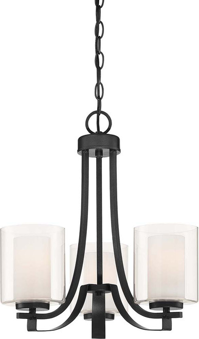Minka Lavery 4103-66 Parsons Studio Sand Coal Mini Chandelier Light