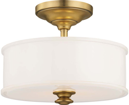 Minka Lavery 4172-249 Harbour Point Liberty Gold Flush Mount Light Fixture