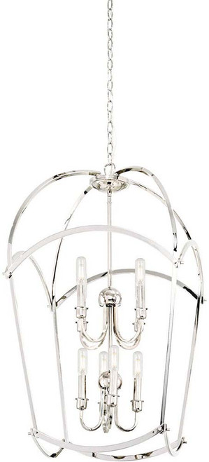Minka Lavery 4778-613 Jupiter's Canopy Modern Polished Nickel 20" Foyer Light Fixture