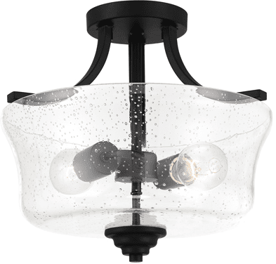 Minka Lavery 4922-66A Shyloh Coal Flush Mount Lighting