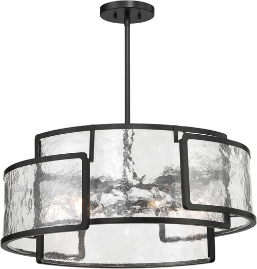 Minka Lavery 5267-66A Bella Collina Modern Coal Drum Pendant Light