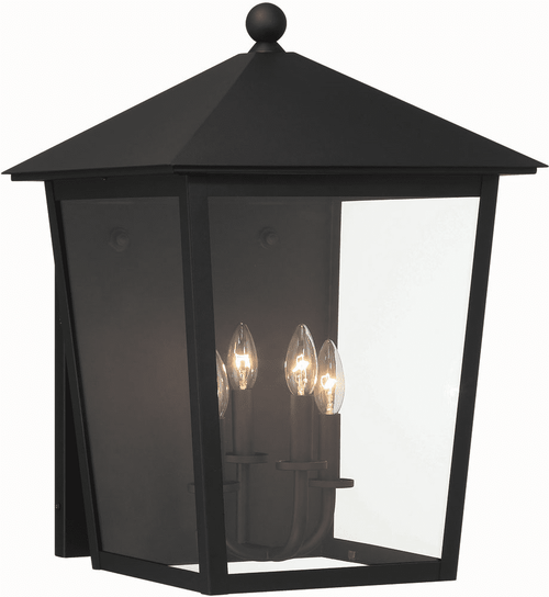 Minka Lavery The Great Outdoors 72132-66 Noble Hill Contemporary Sand Coal 13" Outdoor Light Sconce