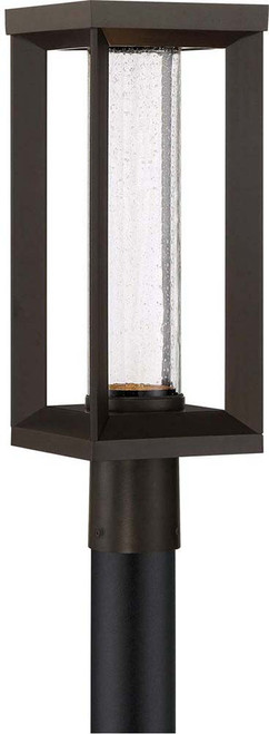Minka Lavery The Great Outdoors 72796-143-L Shore Pointe Contemporary Oil Rubbed Bronze LED 19" Exterior Post Light Fixture