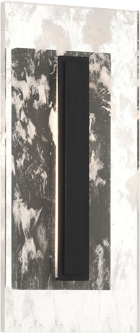 Minka Lavery 77101-66-L Temecula Modern Sand Coal LED Outdoor Wall Light Sconce