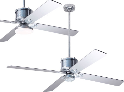 Modern Fan Company IND-GV-50-SV Industry DC Modern Galvanized LED 50" Ceiling Fan