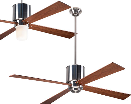 Modern Fan Company LAP-BN-50-MG Lapa Modern Bright Nickel LED 50" Home Ceiling Fan