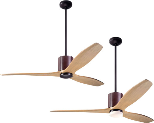 Modern Fan Company LLX-DBCH-54-MP LeatherLuxe DC Modern Dark Bronze with Chocolate Leather LED 54" Ceiling Fan