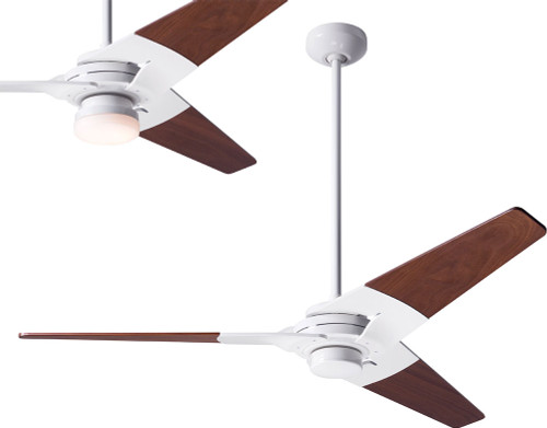 Modern Fan Company TOR-GW-52-MG Torsion Modern Gloss White LED 52" Ceiling Fan