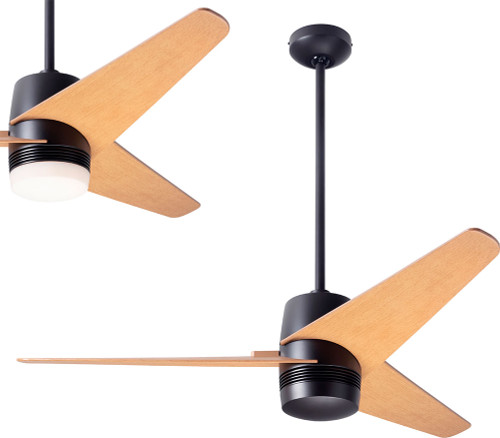 Modern Fan Company VEL-DB-48-MP Velo DC Modern Dark Bronze LED 48" Ceiling Fan