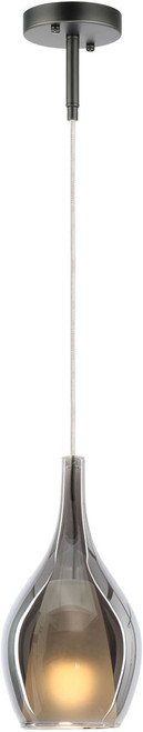 Matteo C37501MBSM Jericho Modern Matte Black Mini Ceiling Pendant Light