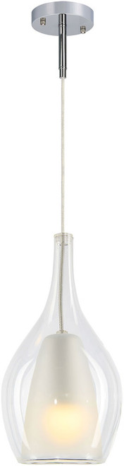 Matteo C37521CHCL Jericho Modern Chrome Mini Pendant Light