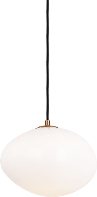Matteo C63611AGOP Melotte Modern Aged Gold Brass Mini Hanging Light