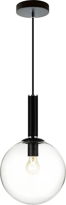 Matteo C75311BKCL Stellar Modern Black Mini Pendant Lighting Fixture