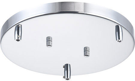 Matteo CP0103CH Contemporary Chrome 11" Multi Ceiling Canopy