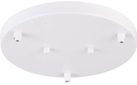 Matteo CP0103WH Contemporary White 11" Multi Ceiling Canopy