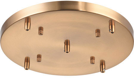 Matteo CP0105AG Contemporary Aged Gold Brass 14" Multi Ceiling Canopy