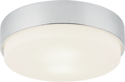 Matteo M13202CH Quintz Contemporary Chrome 12" Ceiling Light
