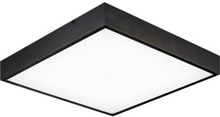 Matteo M13414OB Kashi Modern Oxidized Black LED 14" Flush Mount Lighting Fixture