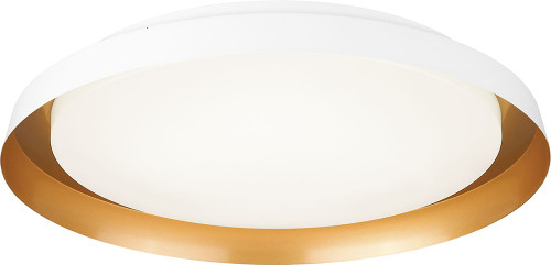 Matteo M15602WH Vieno Contemporary White LED 16" Ceiling Lighting