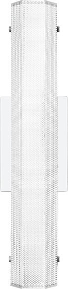 Matteo S01018CH Pelermos Contemporary Chrome LED Wall Sconce