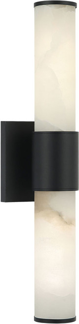 Matteo S01412MB London Modern Matte Black LED Wall Mounted Lamp