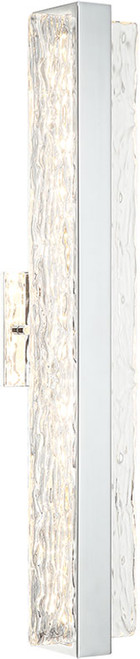 Matteo S02024CH Niagara Modern Chrome LED 1-Light Bath Wall Sconce