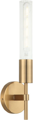Matteo S04001AG Lumière Aged Gold Brass Wall Lamp
