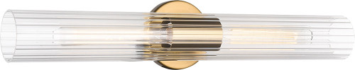 Matteo S05403AG Odette Aged Gold Brass 24" Bathroom Light