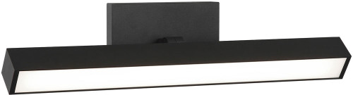 Matteo S12918MB Parallel Modern Matte Black LED Wall Sconce