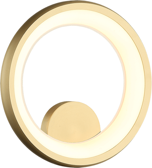 Matteo W32712BG Maverick Modern Brushed Gold LED Wall Light Fixture