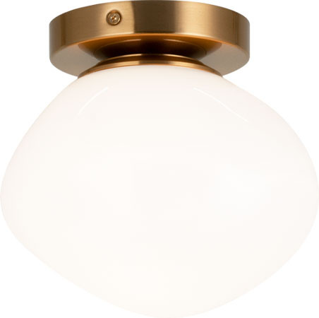 Matteo WX63601AGOP Melotte Contemporary Aged Gold Brass Ceiling Light Fixture