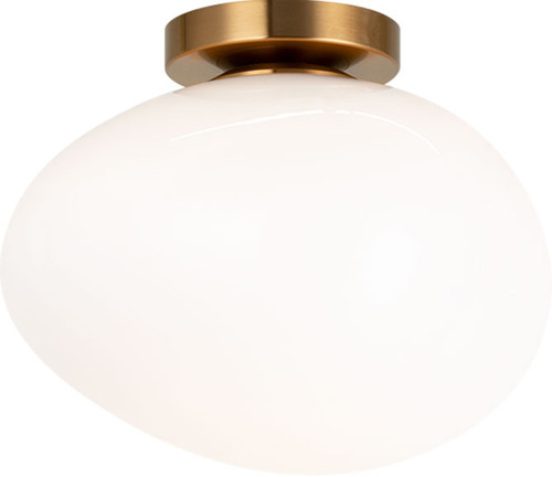 Matteo WX63611AGOP Melotte Modern Aged Gold Brass Ceiling Light Fixture