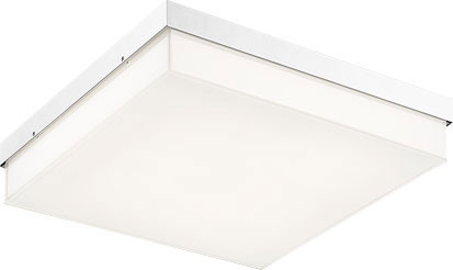 Matteo X12411CH Kabu Contemporary Chrome LED 11" Ceiling Light Fixture